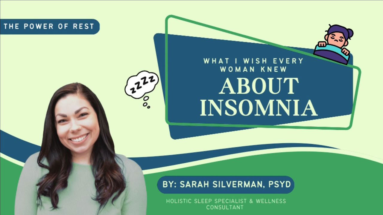 What I Wish Every Woman Knew About Insomnia