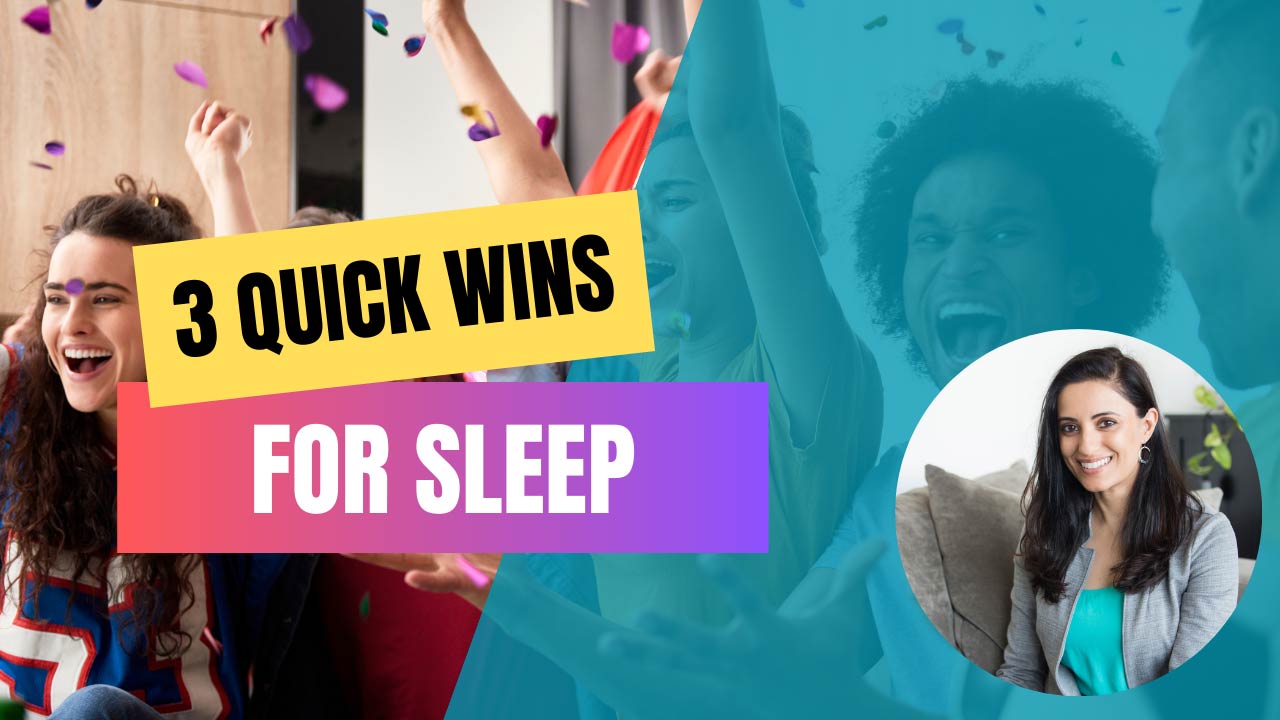 3 Quick Wins to Help your Patient Sleep