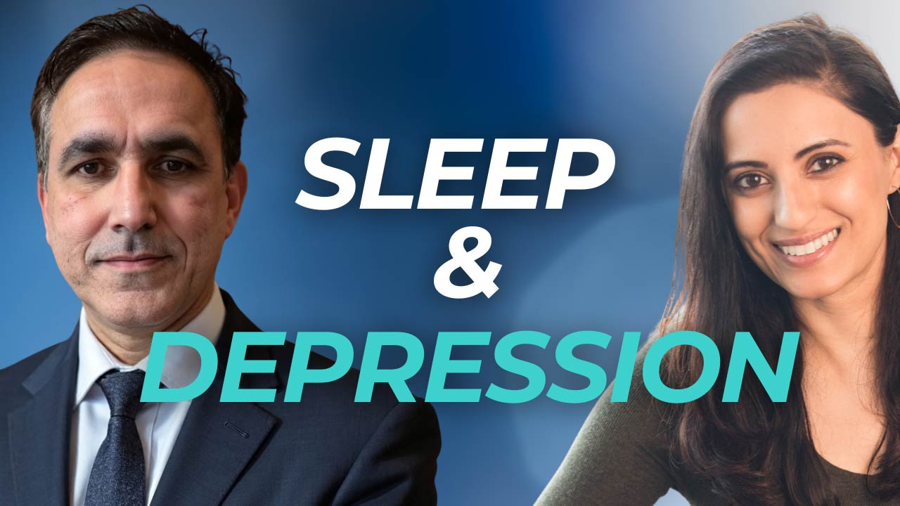 Dr. Bhopal interviews Dr. Amit Chopra, a psychiatrist and sleep specialist at Massachusetts General Hospital and Harvard Medical School, about the bidirectional relationship between major depressive disorder and sleep disorders.